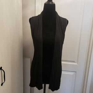 Open front sleeveless top